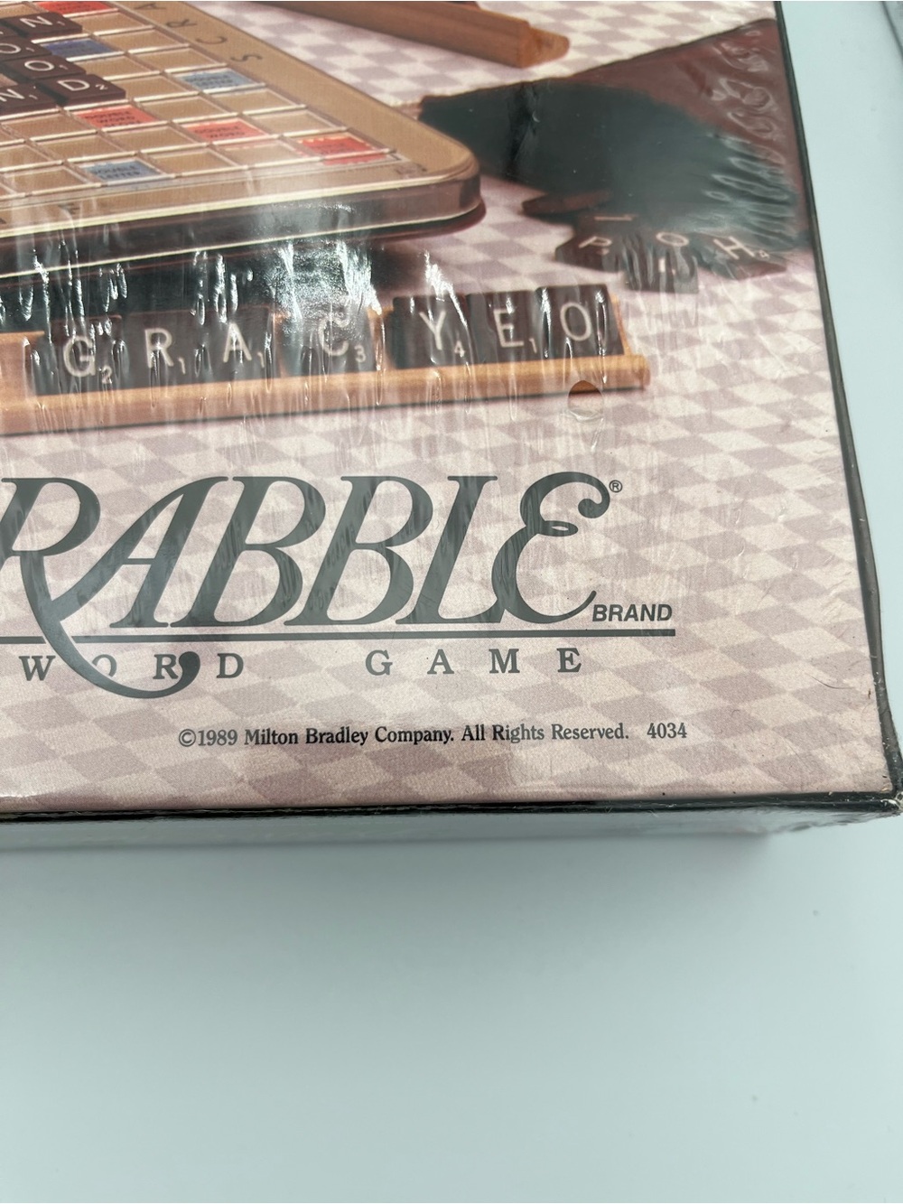Milton Bradley 1989 Scrabble Deluxe Edition Board Game With Rotating Board New - Picture 5 of 7